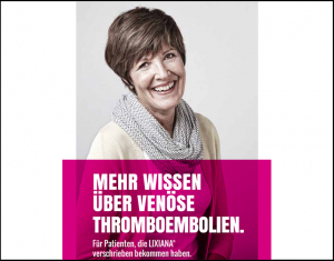 LIXIANA® Patient:innenbroschüre bei VTE